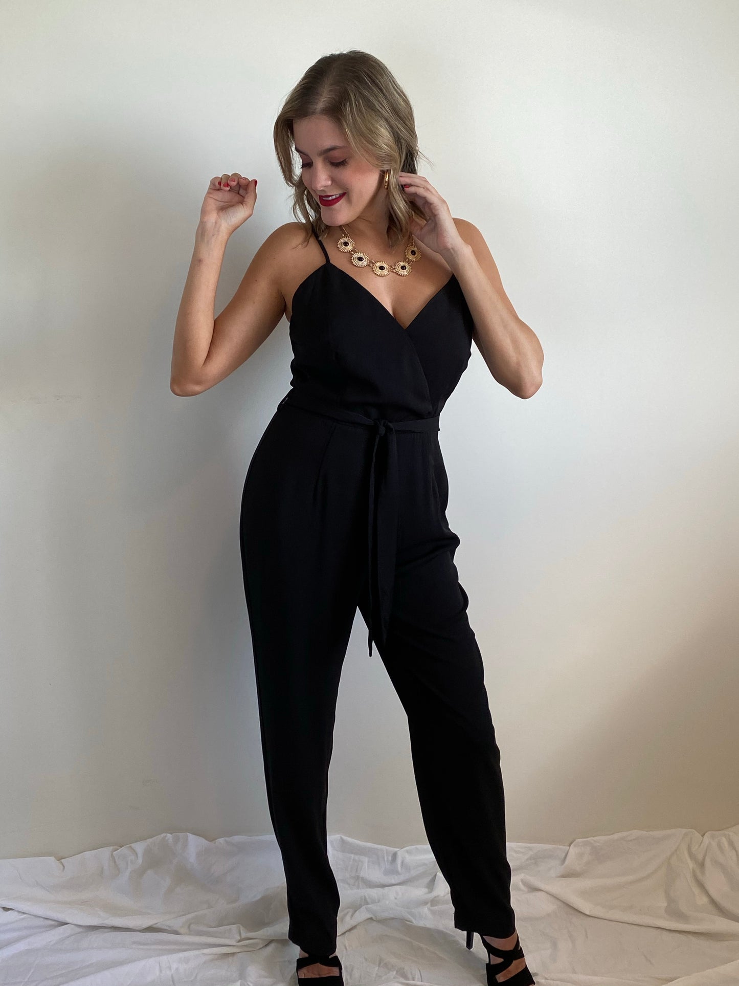 Back Lace Jumpsuit