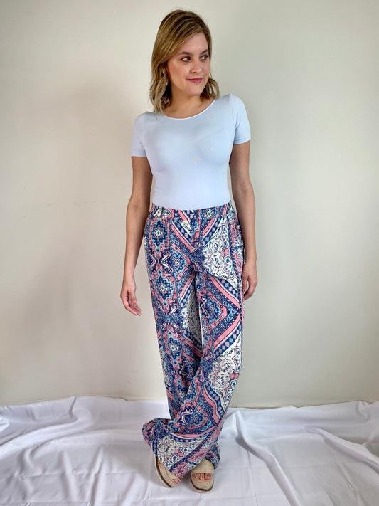 Pink Mosaic Pant