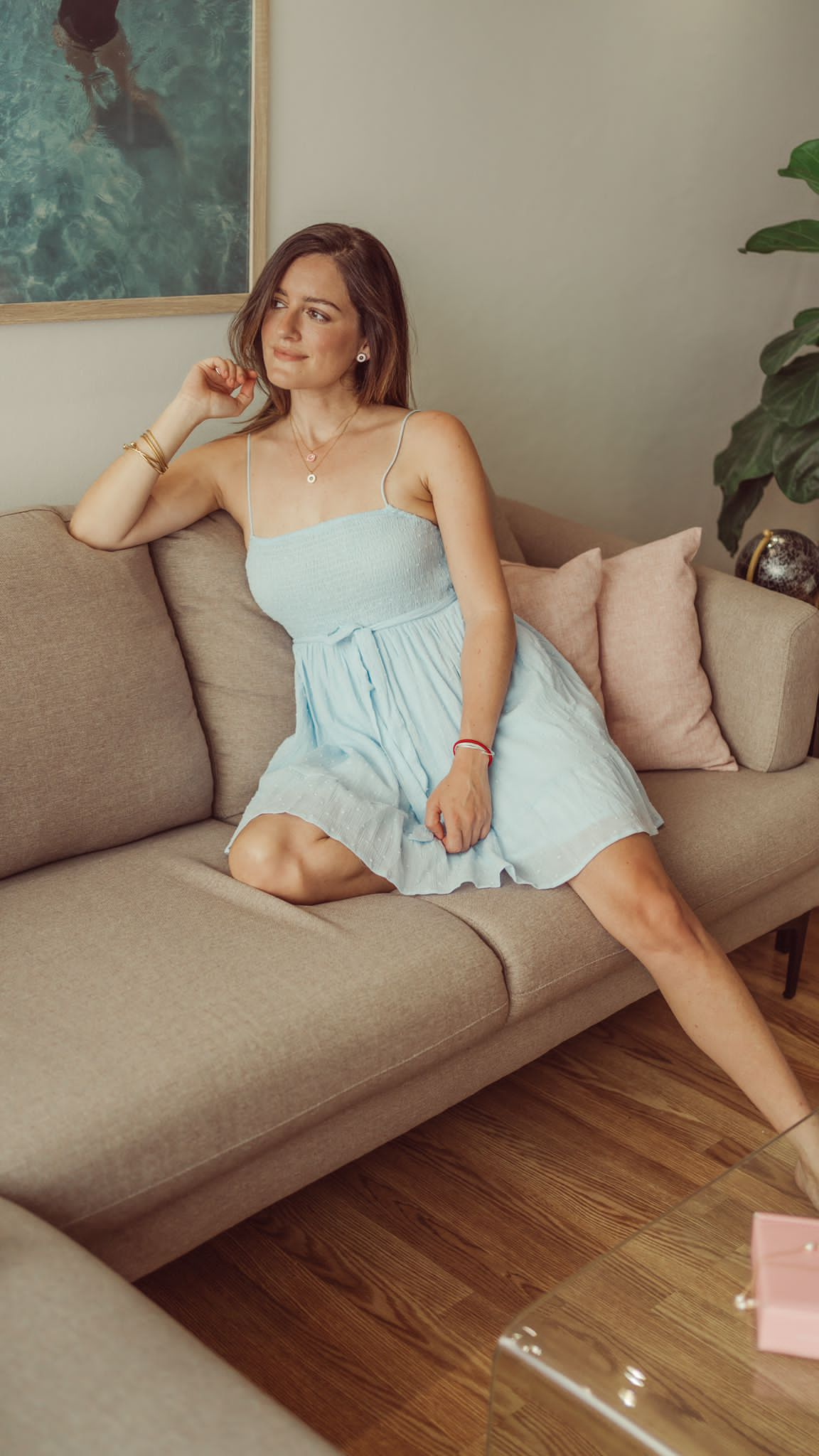 Icy Blue Dress