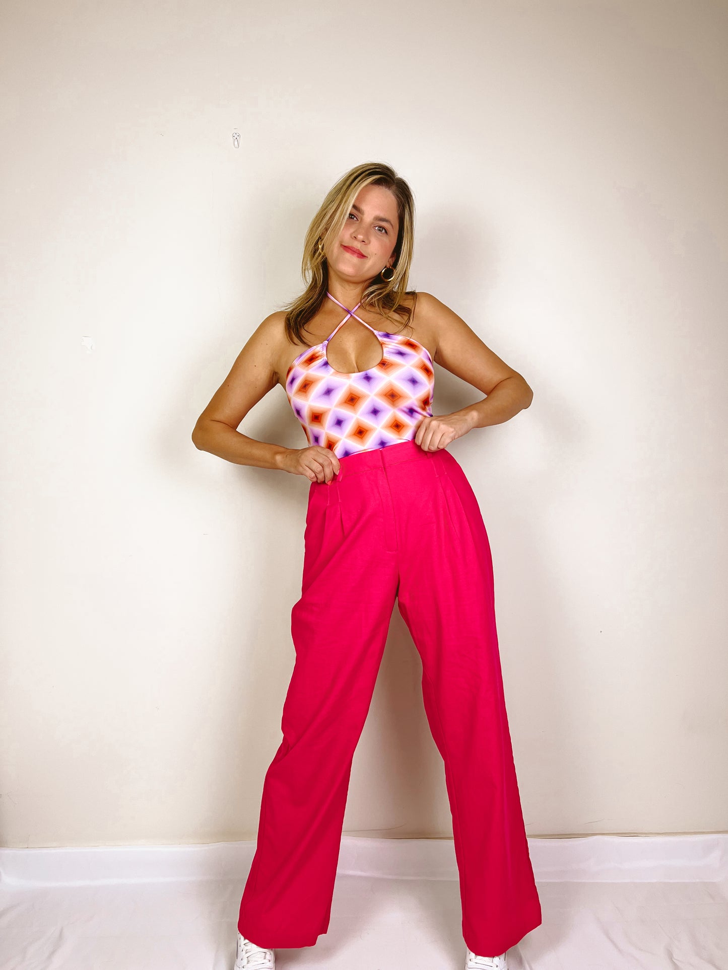 Fuschia trouser