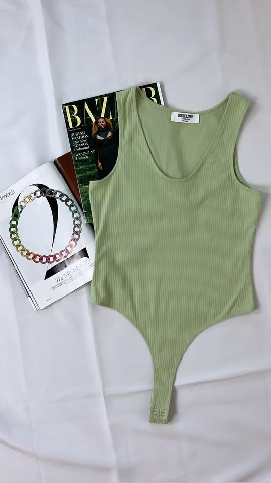 Pastel green bodysuit