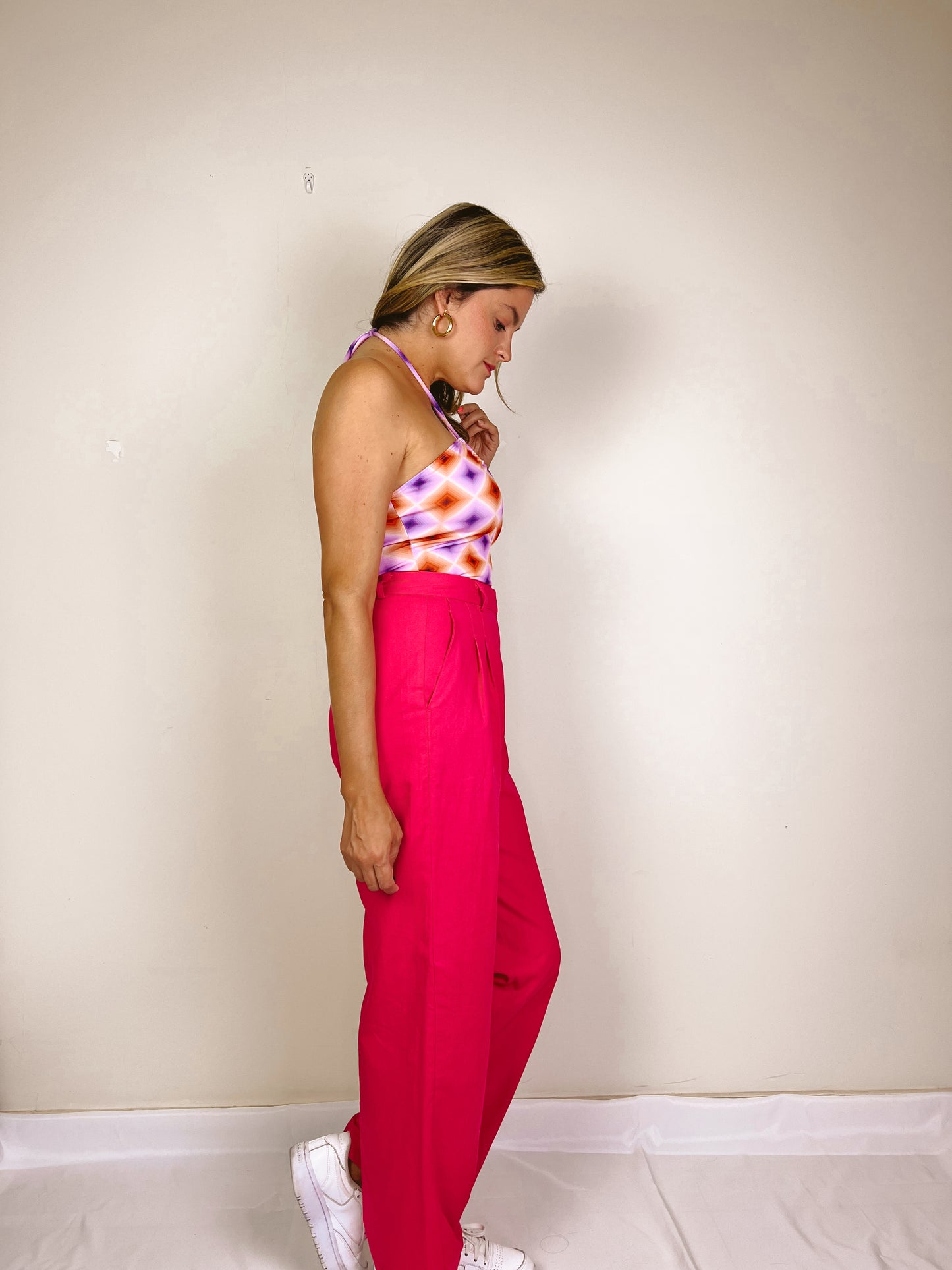 Fuschia trouser