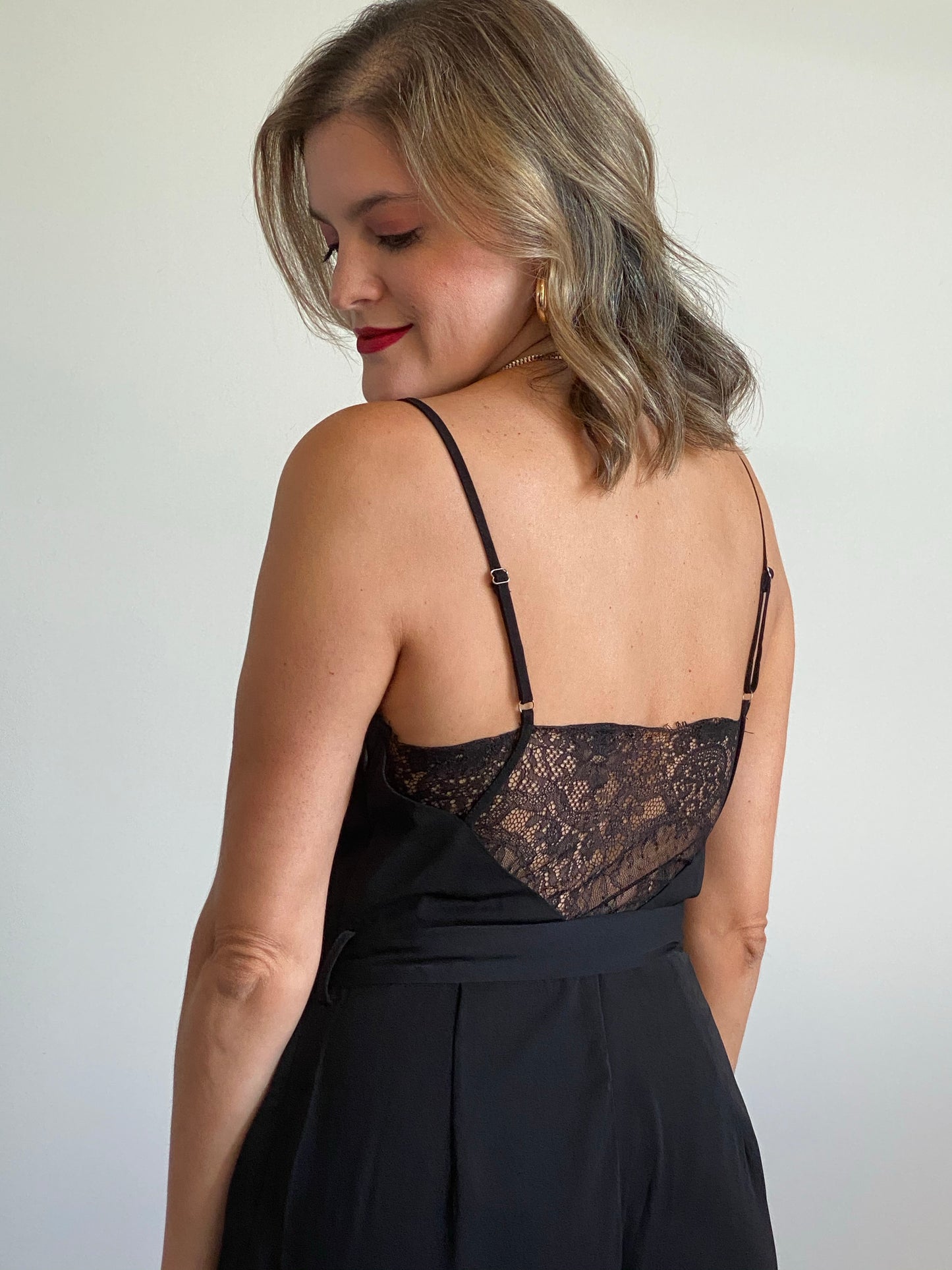 Back Lace Jumpsuit