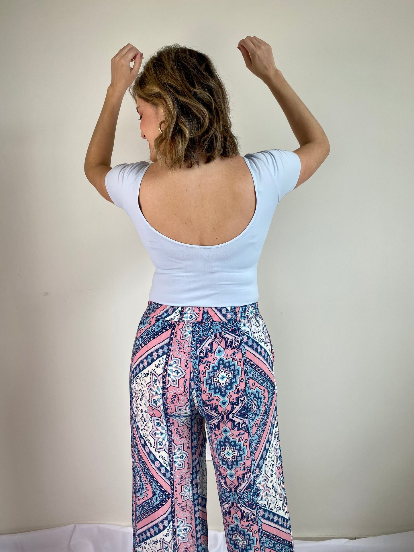 Pink Mosaic Pant