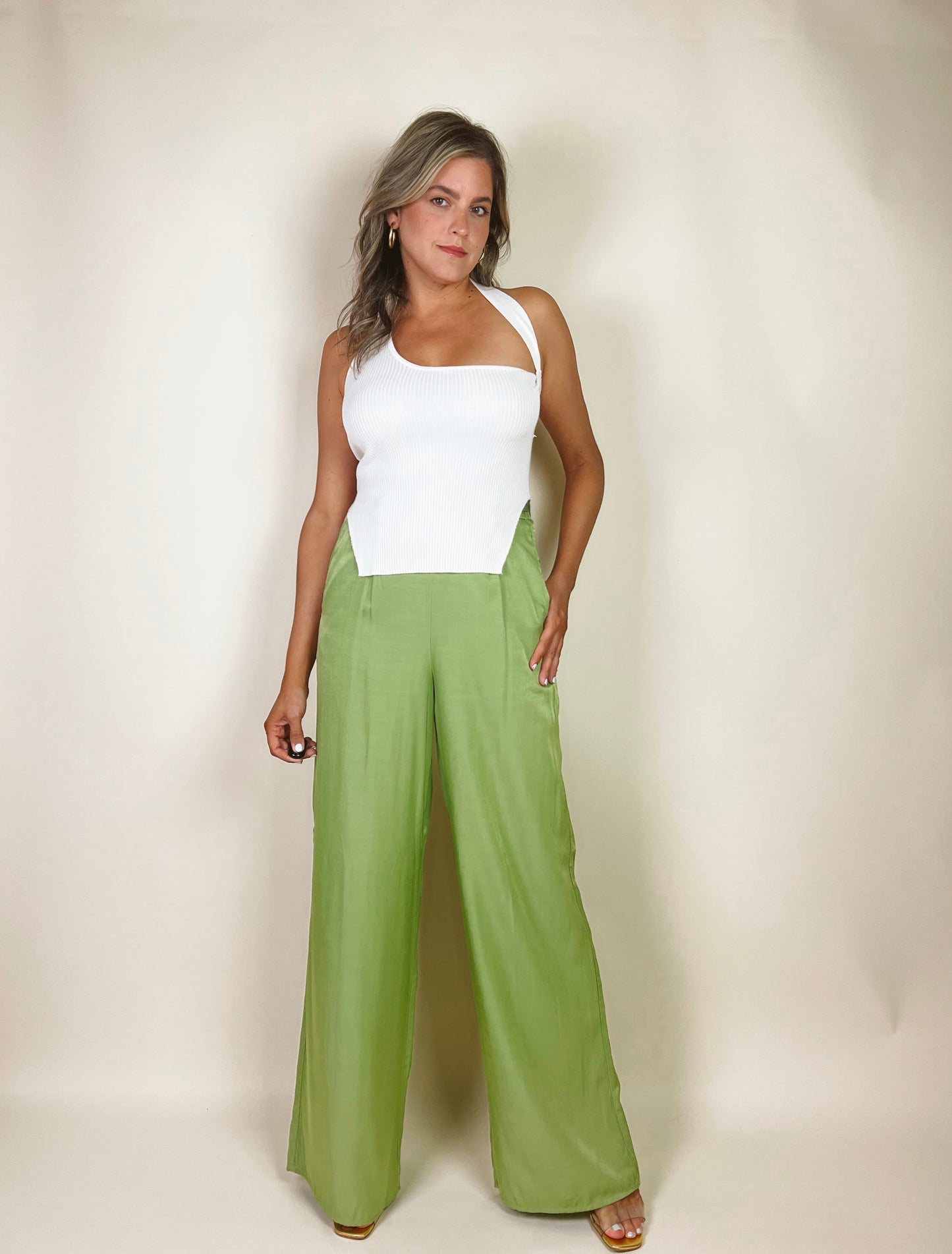 Garden Green Pants